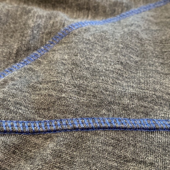 Wool L/S Half Zip Scranton/Wilkes-Barre RailRiders Top Sweater Blue Gray XXL - Picture 10 of 11